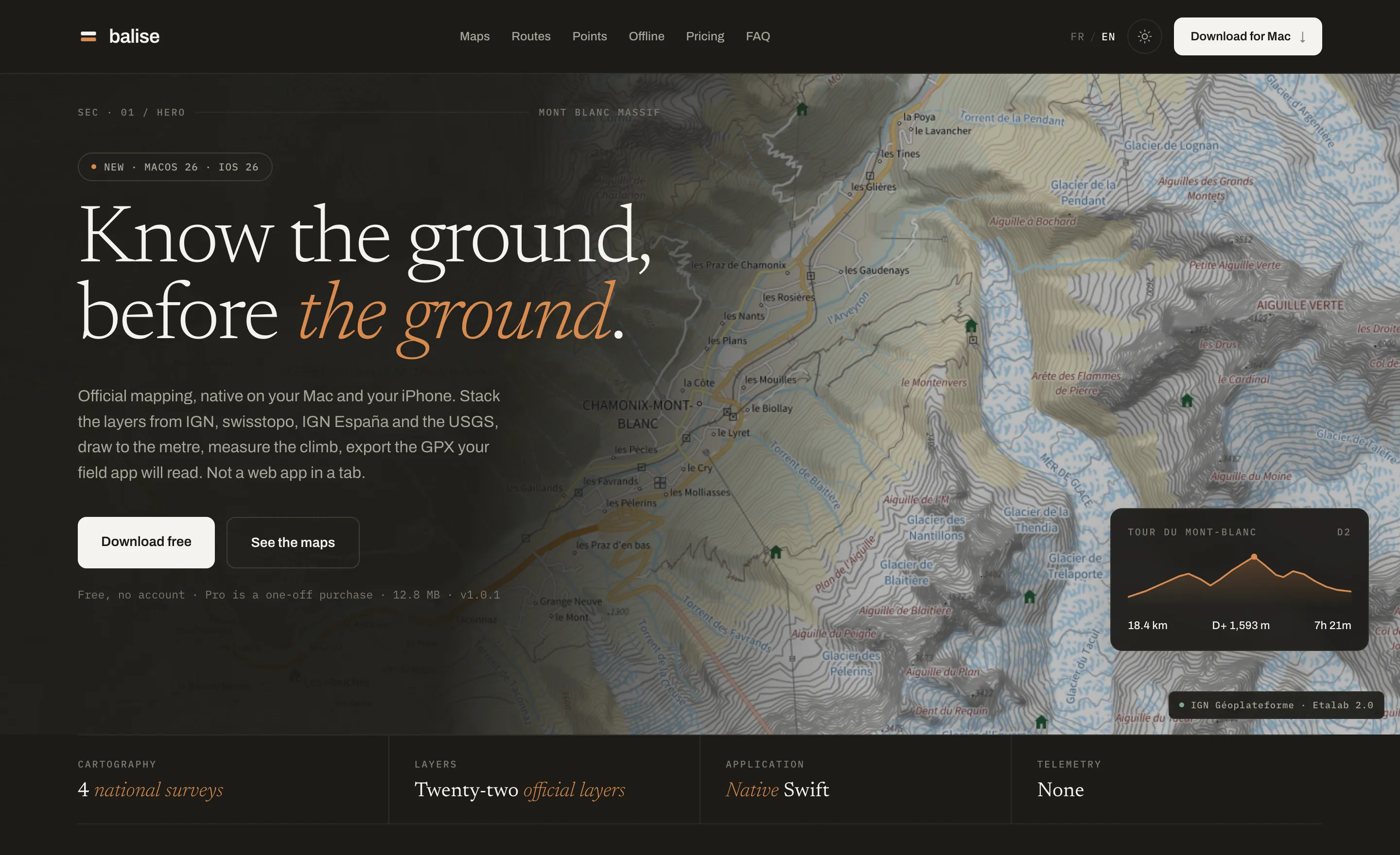 The Balise website